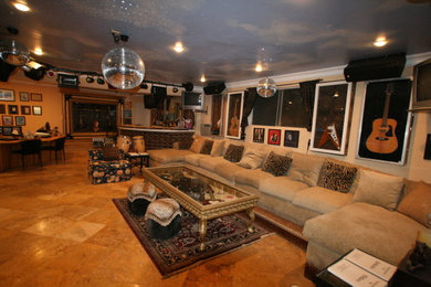 Family room - eclectic family room idea in Los Angeles