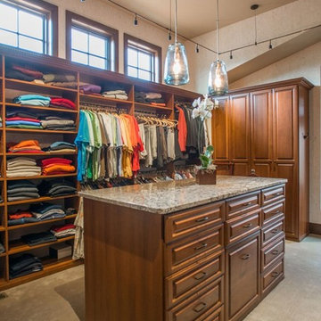 Colorado Springs Traditional Master Closet