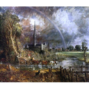 John Constable Salisbury Cathedral from the meadows Wall Decal