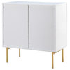 30" Tall 2-Door Accent Cabinet, White