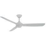 Minka-Aire - Rudolph 52" Indoor Ceiling Fan, Flat White - This Ceiling Fan from the Rudolph collection by Minka-Aire will enhance your home with a perfect mix of form and function. The features include a Flat White finish applied by experts.