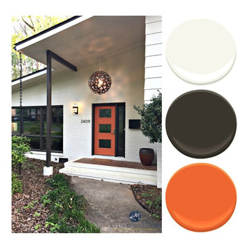 Exterior Split Level Makeover - Brick and Siding
