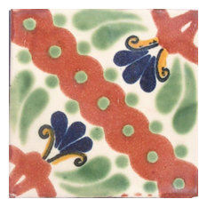 4"x4" Mexican Ceramic Handmade Tile #C065
