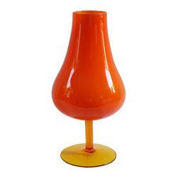 EMPOLI ORANGE GOBLET VASE NO. 2 - Vases
