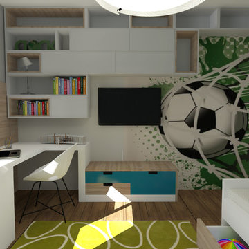 Football themed bedroom
