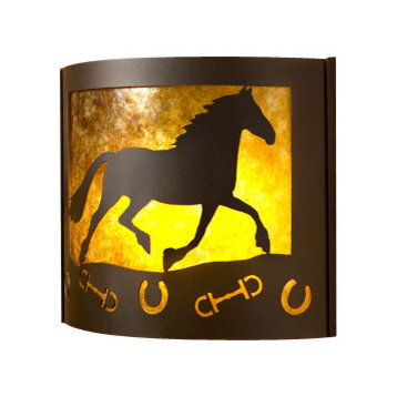 Horse Decorative Sconce, Facing Right, 14"