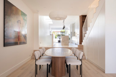 Contemporary dining room in Sydney.