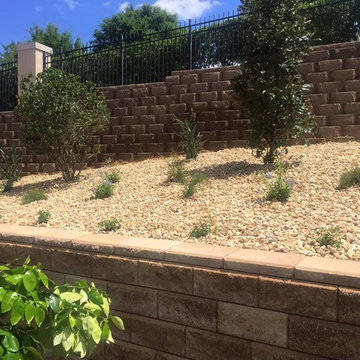 The Bella Lago Retaining Wall and Landscape Project