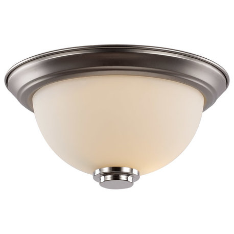 Mod Pod 1 Light Flush Mount, Brushed Nickel