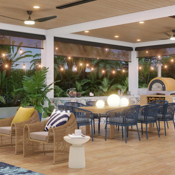 Modern Bright Patio Design