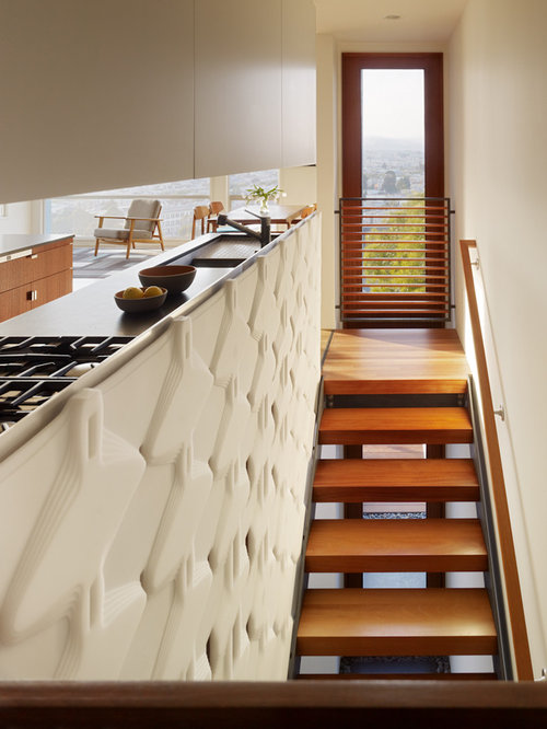 Narrow Staircase Home Design Ideas, Pictures, Remodel and Decor