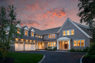 Example of a classic exterior home design in Boston