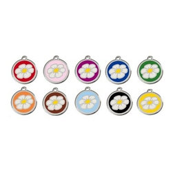 Red Dingo Daisy ID Tag - Dog Toys