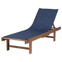 Montlake FadeSafe Patio Chaise Lounge Slipcover, 72" x 21"