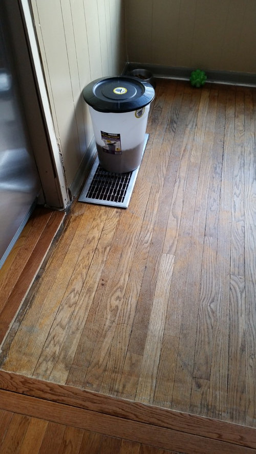 salvage wood flooring in 1932 home