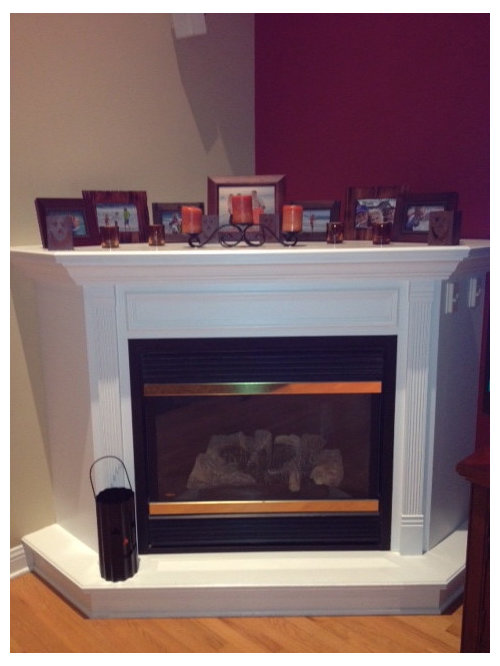 Deep Corner Fireplace Mantel, How To Decorate The Top Of A Corner Fireplace