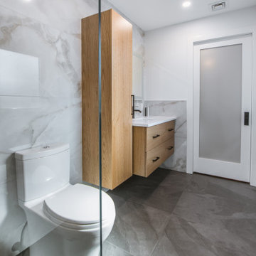 Contemporary bathroom remodel