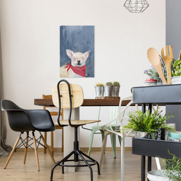 "Stunning Look" Painting Print on Wrapped Canvas