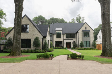 Example of a two-story exterior home design in Other