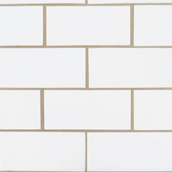 3"x6" Subway Tile in Deco White - Tile