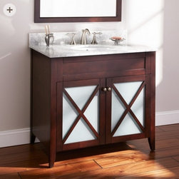 Customize Solid Wood Bathroom Vanity- - Products