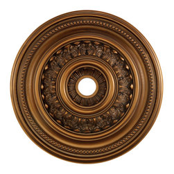 English Study Medallion 32 Inch In Antique Bronze Finish - Products