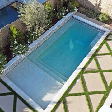 Mediterranean English Garden Inspired Backyard