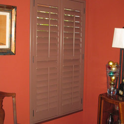 Kitchen Roman Shade and Diningroom Shutters - Products
