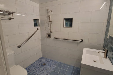 Inspiration for a mediterranean bathroom remodel in Sacramento