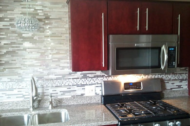 Trendy kitchen photo in Miami