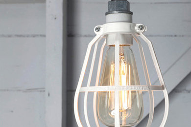 Modern Cage Light - Industrial Pendant Pipe Lamp