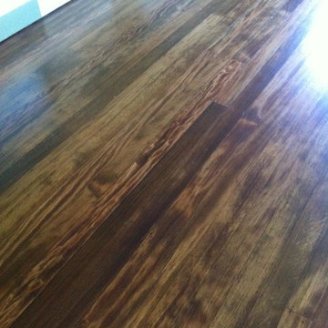Sanding & Refinishing Enclosed Deck in Hudson, MA