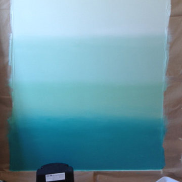 DIY Ombre Wall