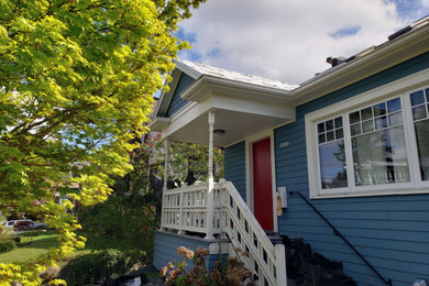 Contemporary exterior home idea in Seattle