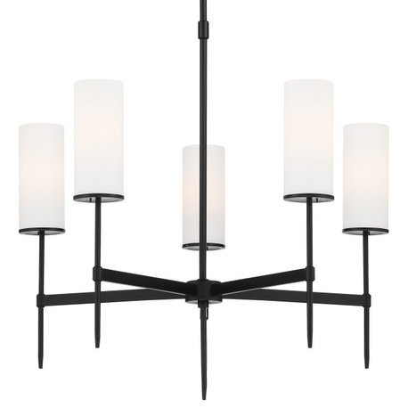 Minka Lavery 3845 First Avenue 5 Light 26"W Pillar Candle - Coal