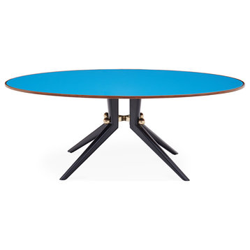 Trocadero Dining Table, Turquoise