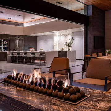 Bighorn Palm Desert modern home luxury outdoor terrace living