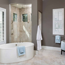 Travertine floor