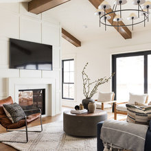 10th St. - Family room - Fireplace