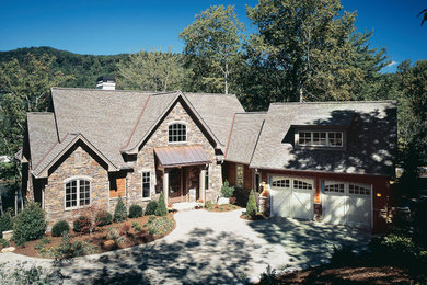 Traditional exterior home idea in Charlotte