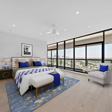 What defines a modern luxury high rise condo in Houston?
