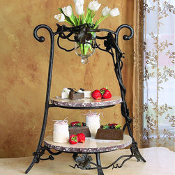 Wrought Iron Event Server - Serving Dishes And Platters