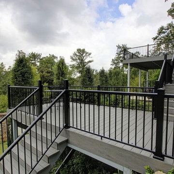 Upper / Lower Stone Patio Deck & Porch