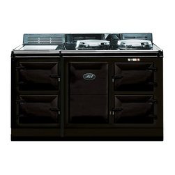 AGA Traditional Electric 4 Oven Cooker, Black | A4O-E-BLK - Gas Ranges And Electric Ranges