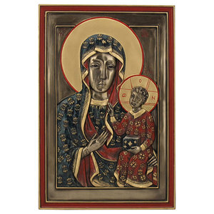 St Ornament Wall Hanging Plaque by G Basil the Great Orthodox Icon DeBrekht #87053