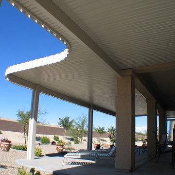 Peoria Curved Backyard Patio Cover