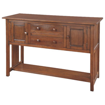 Arts and Crafts Mission Oak Sideboard Buffet