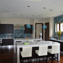 Kitchen glass tile