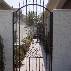 Wrought Iron Exterior Gates - Products