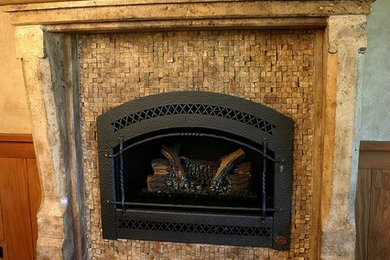 Hand painted Fire places